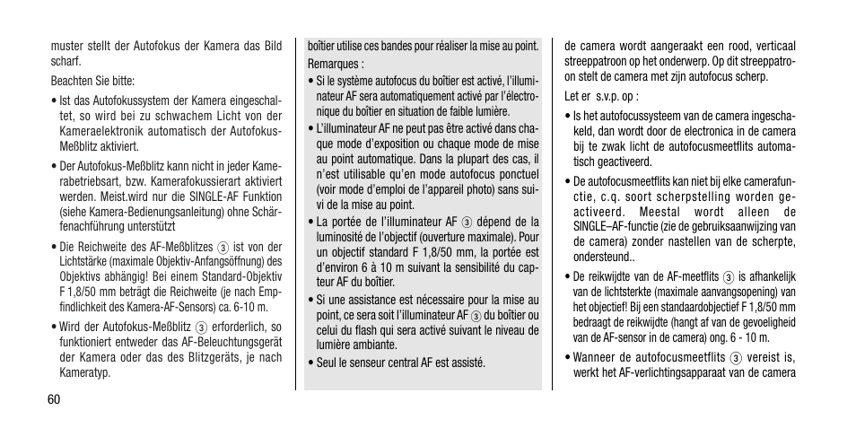 Metz MECABLITZ 40 AF-4 Minolta User Manual | Page 60 / 78