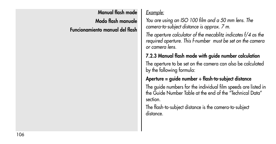 Metz MECABLITZ 36 C-2 User Manual | Page 106 / 132