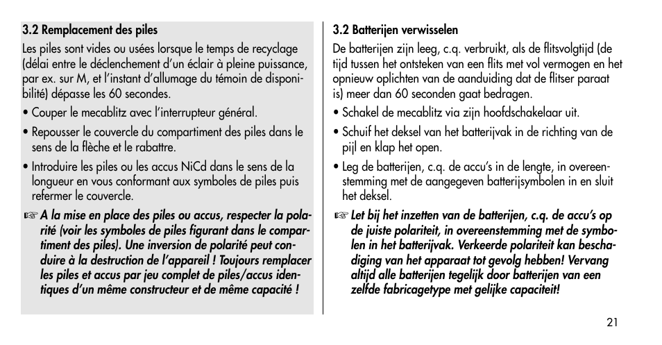 Metz MECABLITZ 36 C-2 User Manual | Page 21 / 132