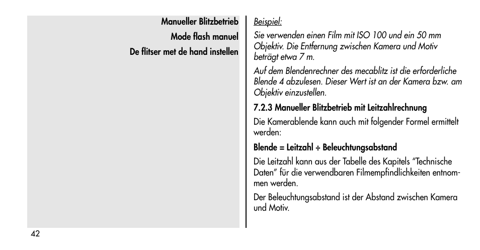 Metz MECABLITZ 36 C-2 User Manual | Page 42 / 132