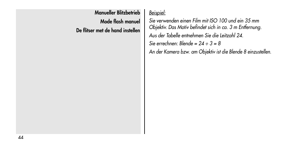 Metz MECABLITZ 36 C-2 User Manual | Page 44 / 132