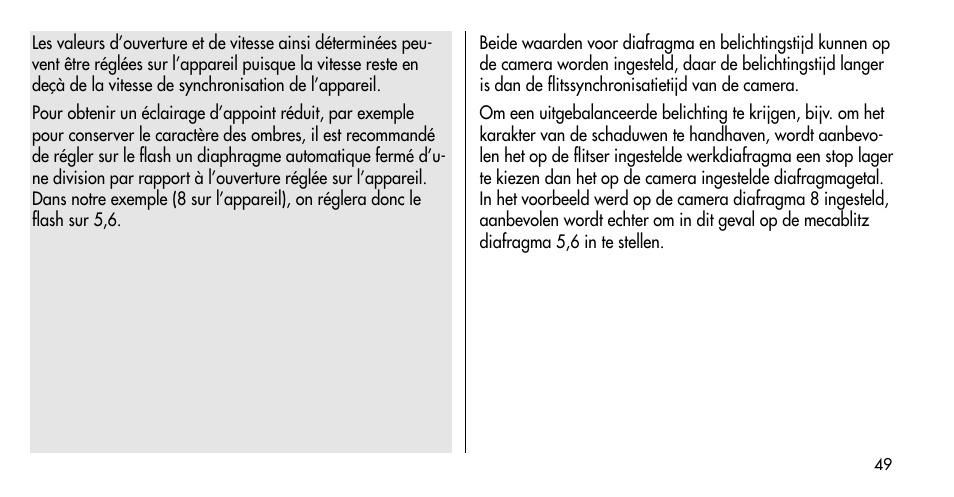 Metz MECABLITZ 36 C-2 User Manual | Page 49 / 132