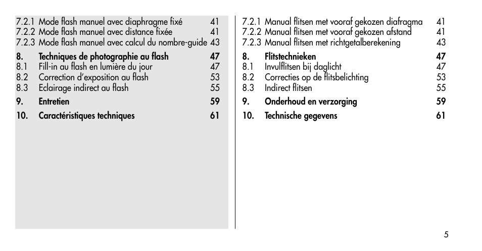 Metz MECABLITZ 36 C-2 User Manual | Page 5 / 132