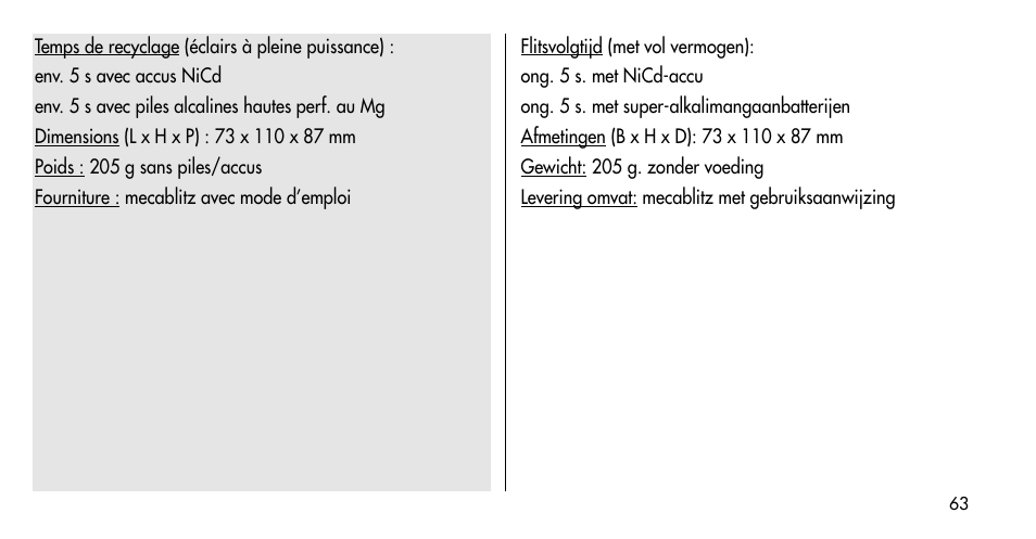 Metz MECABLITZ 36 C-2 User Manual | Page 63 / 132