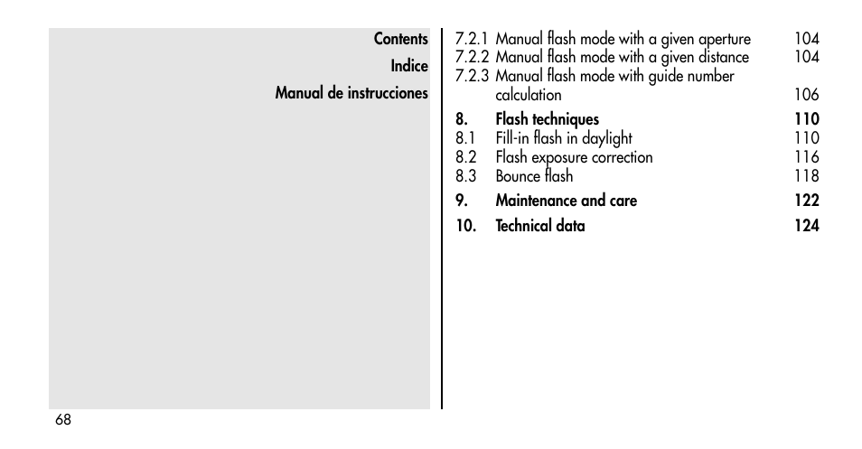 Metz MECABLITZ 36 C-2 User Manual | Page 68 / 132