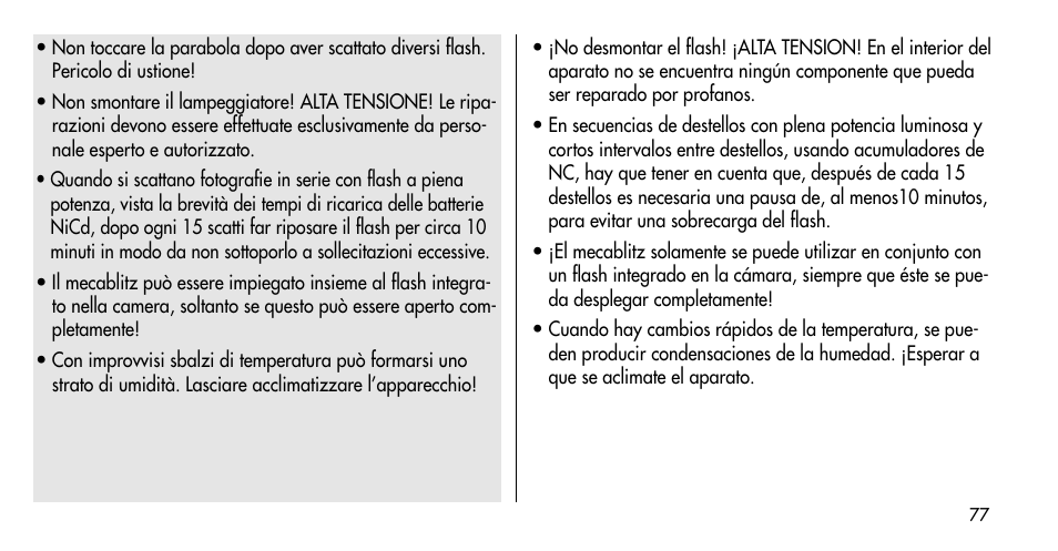 Metz MECABLITZ 36 C-2 User Manual | Page 77 / 132