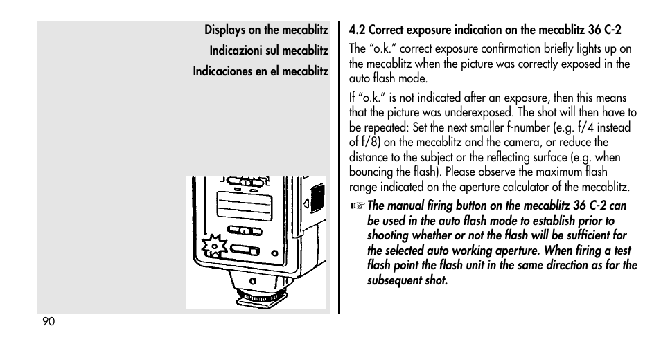 Metz MECABLITZ 36 C-2 User Manual | Page 90 / 132