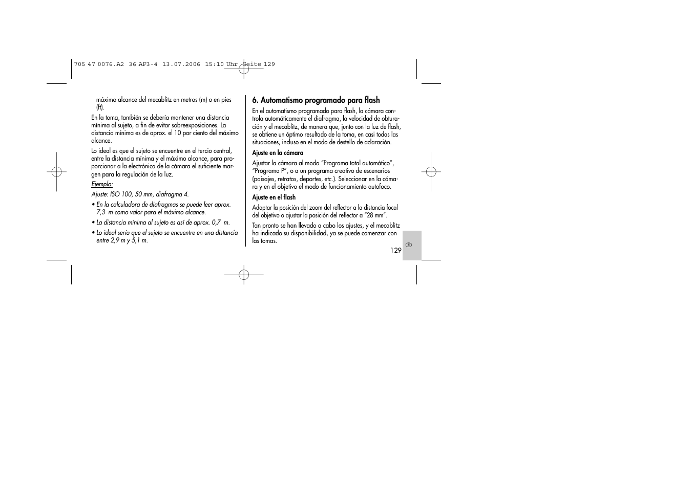 Metz MECABLITZ 36 AF-3 User Manual | Page 129 / 144