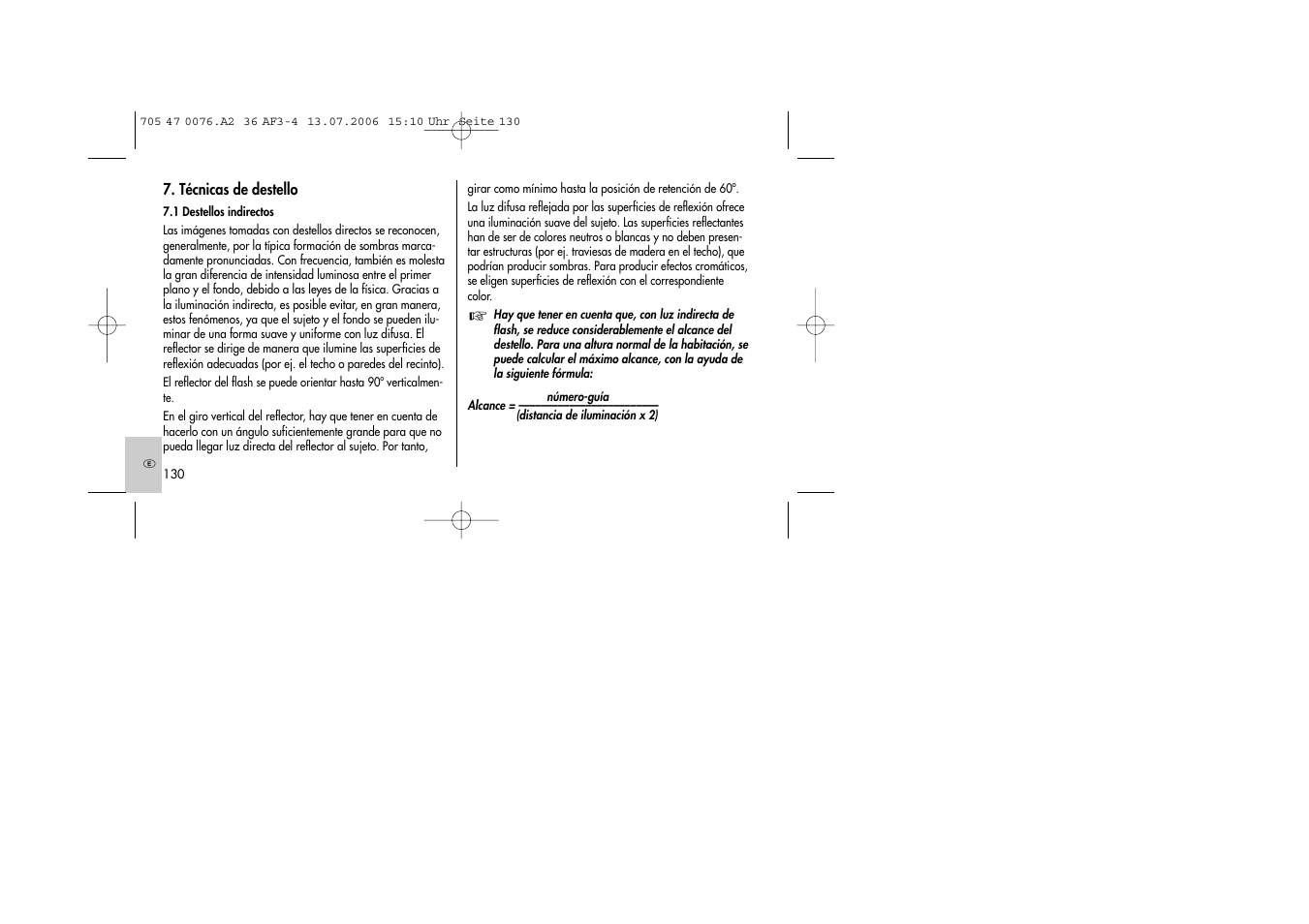 Metz MECABLITZ 36 AF-3 User Manual | Page 130 / 144