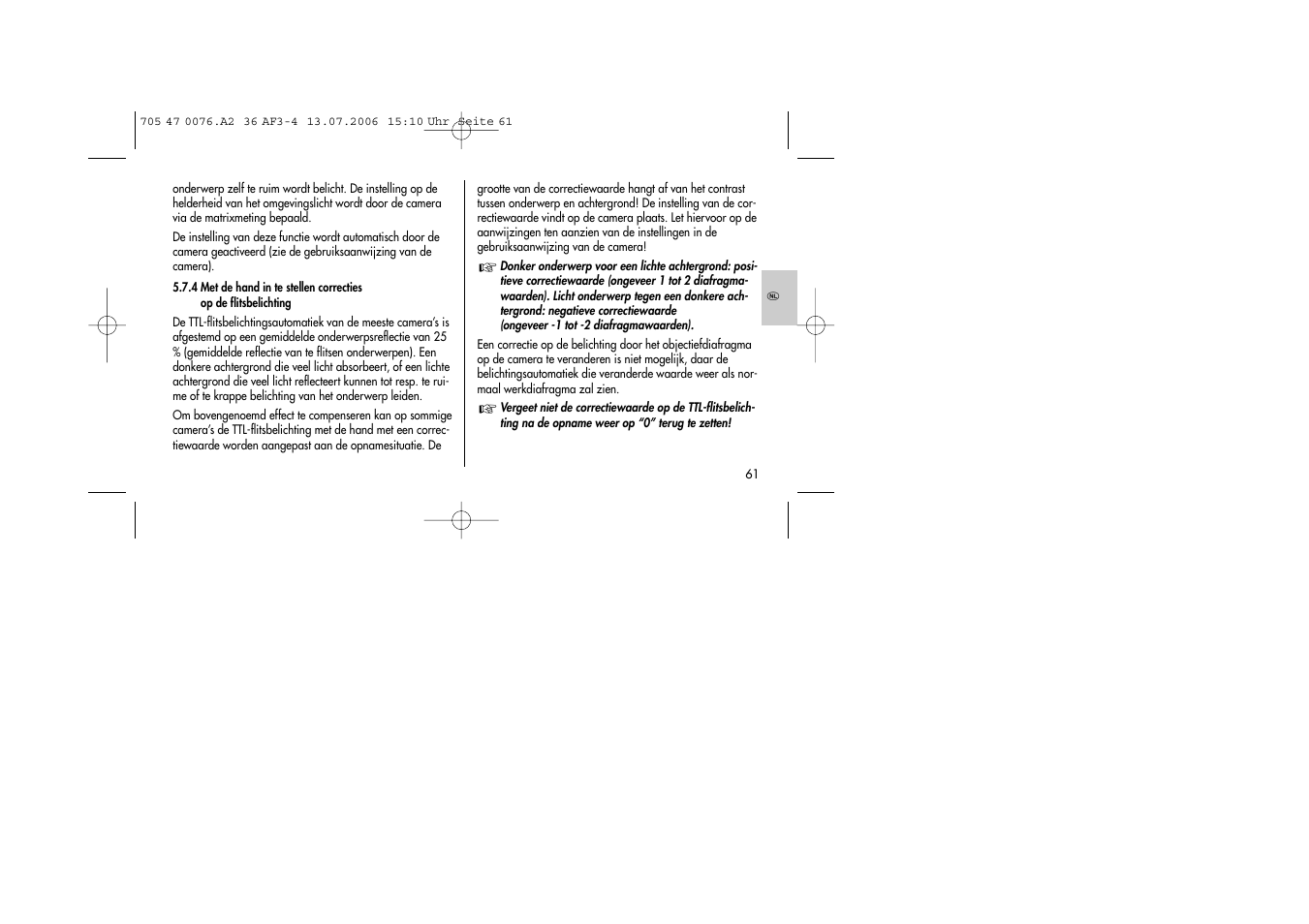 Metz MECABLITZ 36 AF-3 User Manual | Page 61 / 144