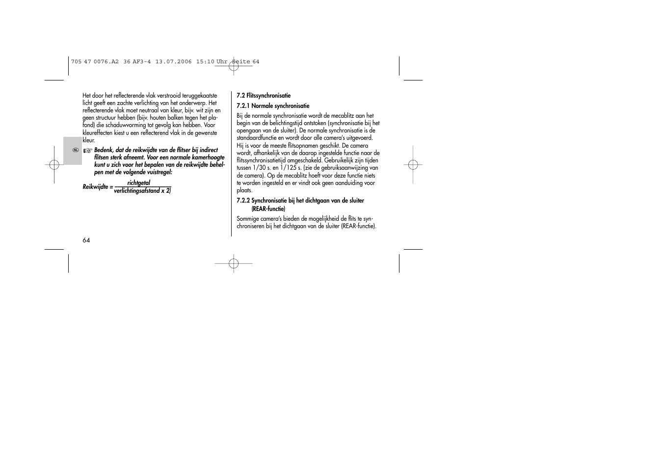 Metz MECABLITZ 36 AF-3 User Manual | Page 64 / 144