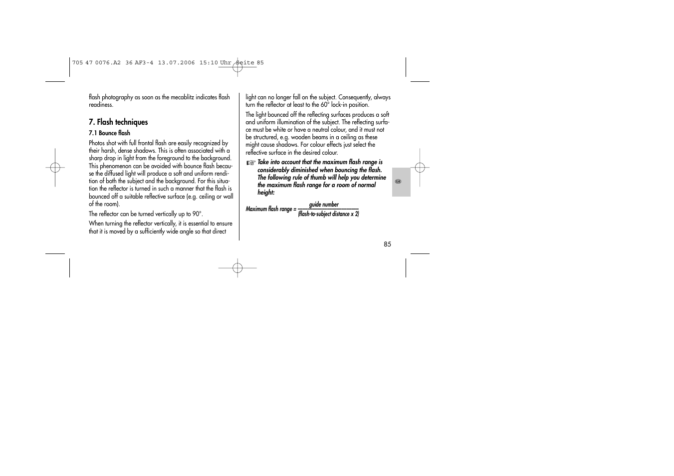 Metz MECABLITZ 36 AF-3 User Manual | Page 85 / 144