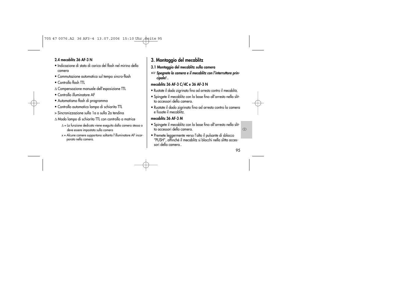 Metz MECABLITZ 36 AF-3 User Manual | Page 95 / 144