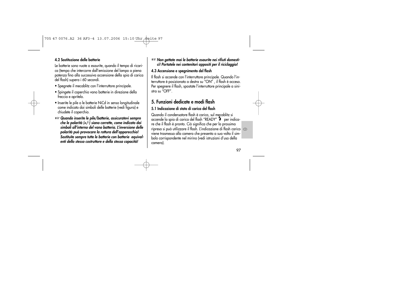 Metz MECABLITZ 36 AF-3 User Manual | Page 97 / 144