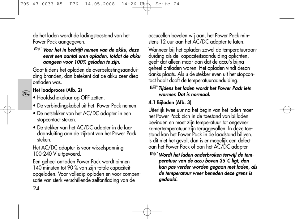 Metz Power Pack P76 User Manual | Page 24 / 70