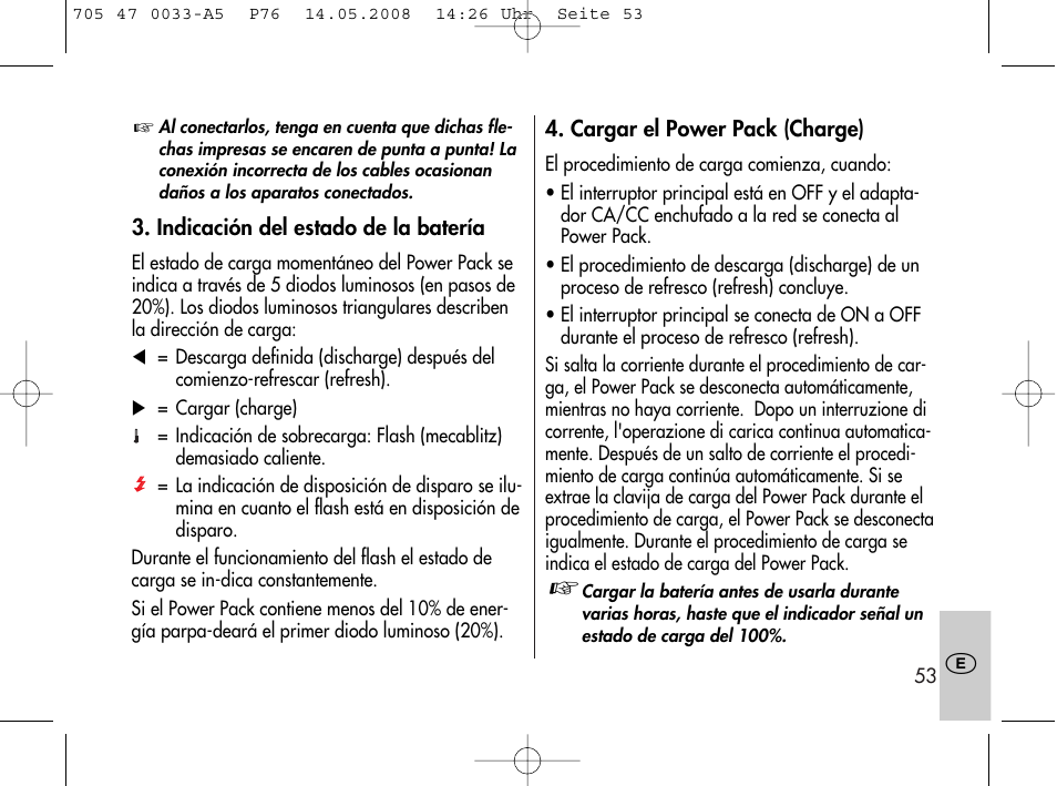 Metz Power Pack P76 User Manual | Page 53 / 70