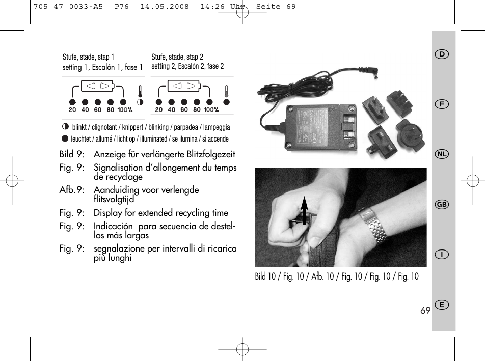 Metz Power Pack P76 User Manual | Page 69 / 70