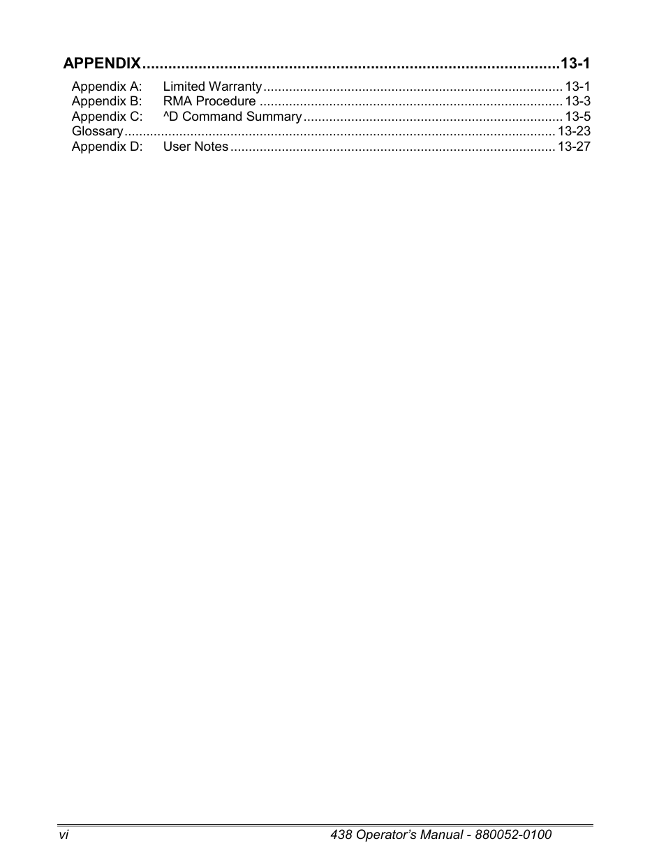 Microcom 438 User Manual | Page 10 / 214