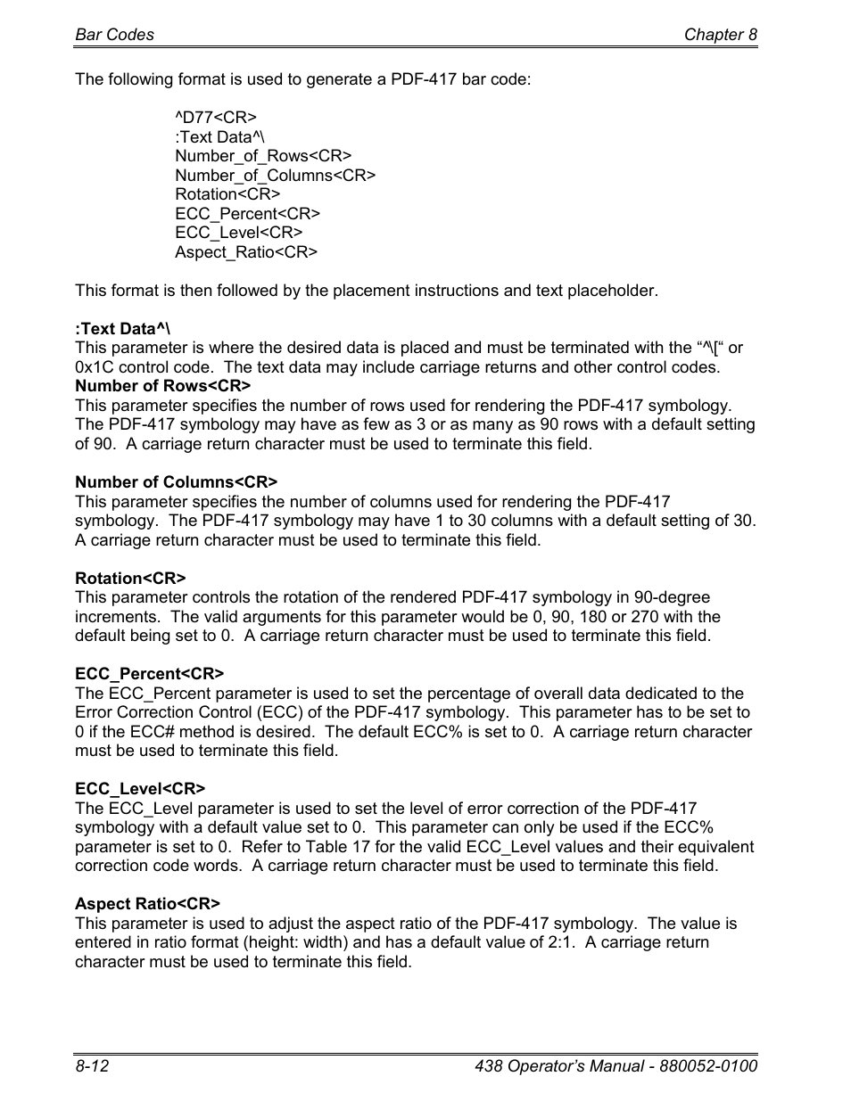 Microcom 438 User Manual | Page 129 / 214