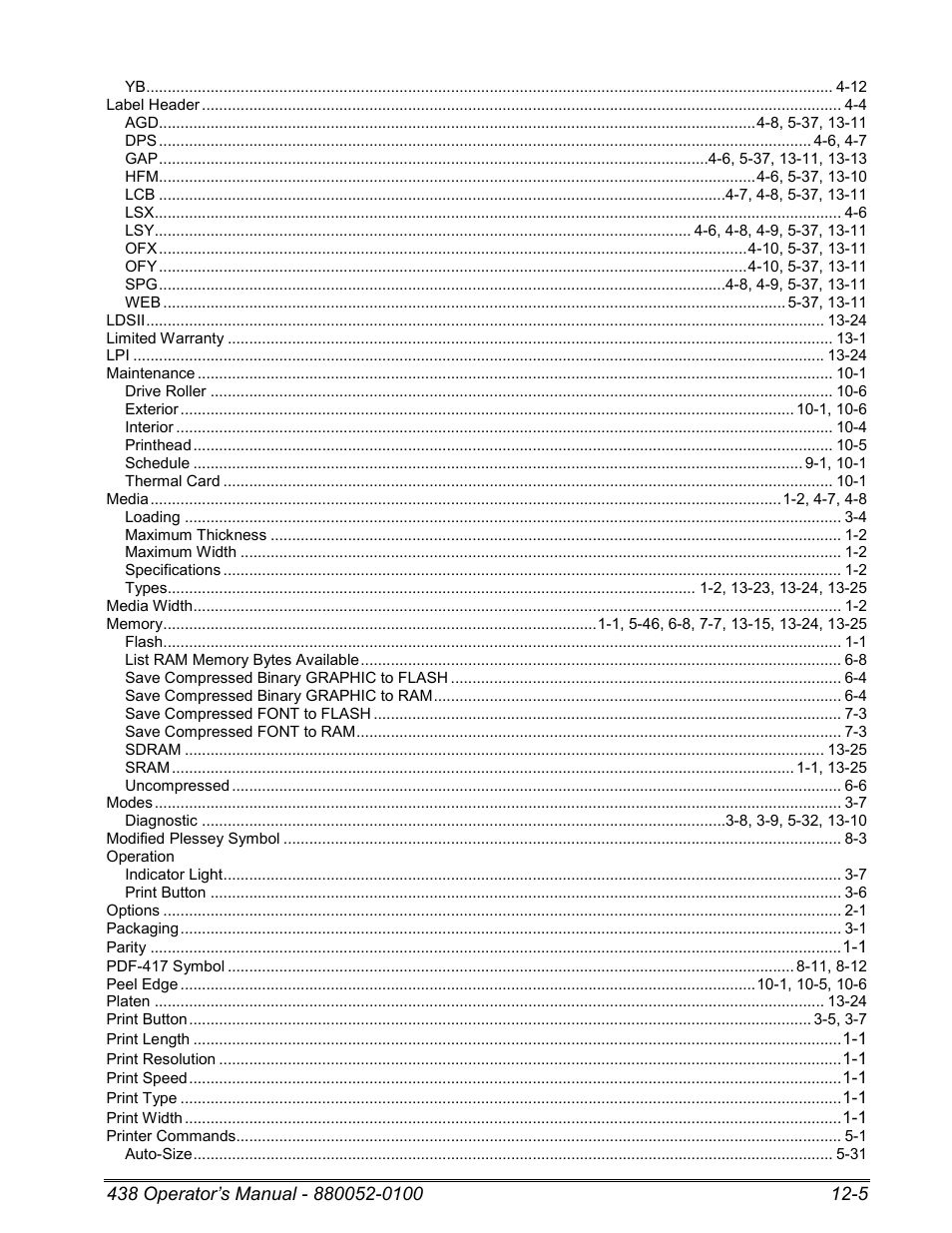 Microcom 438 User Manual | Page 178 / 214