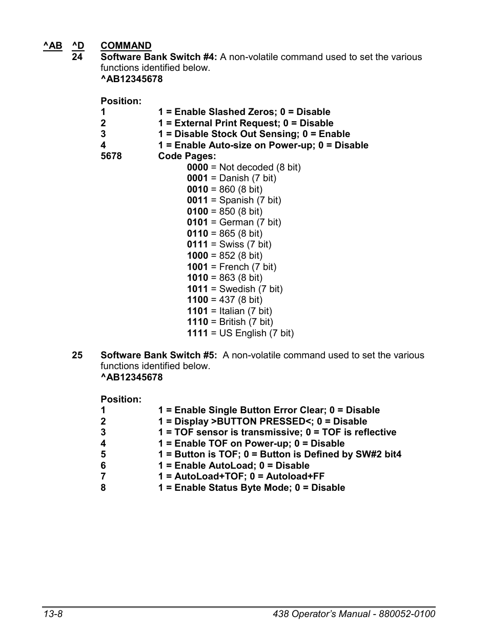 Microcom 438 User Manual | Page 191 / 214