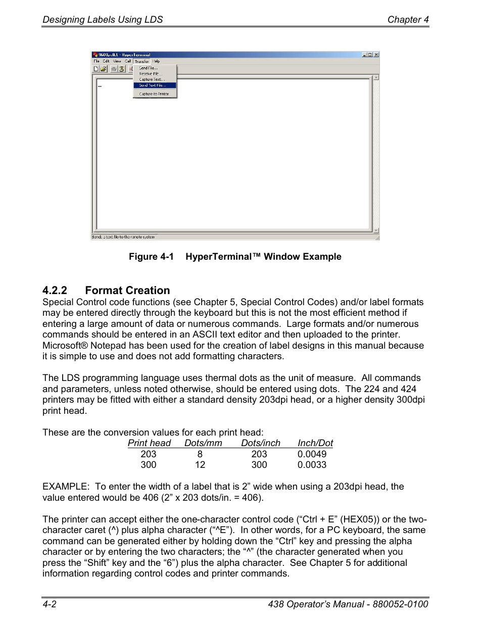 2 format creation | Microcom 438 User Manual | Page 27 / 214