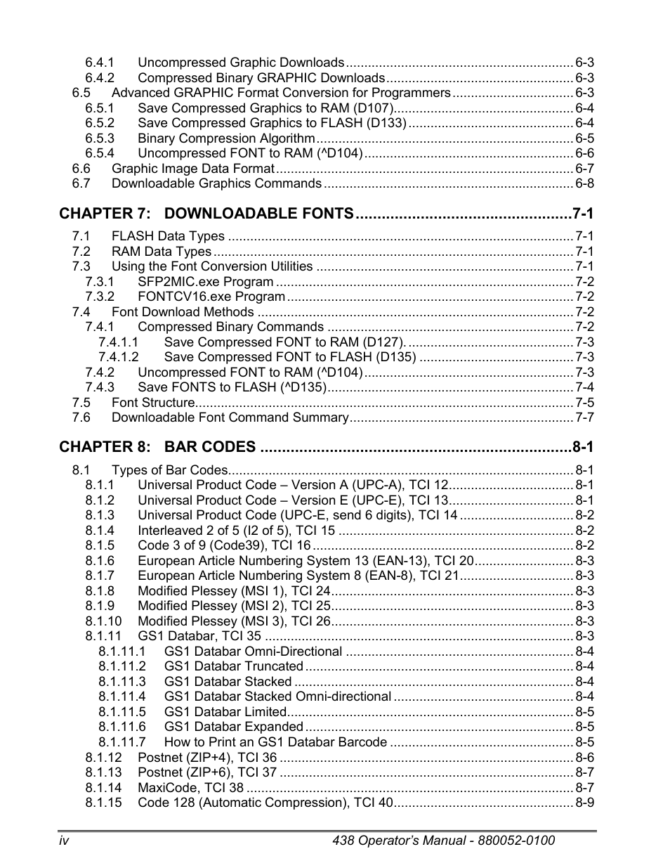 Microcom 438 User Manual | Page 8 / 214