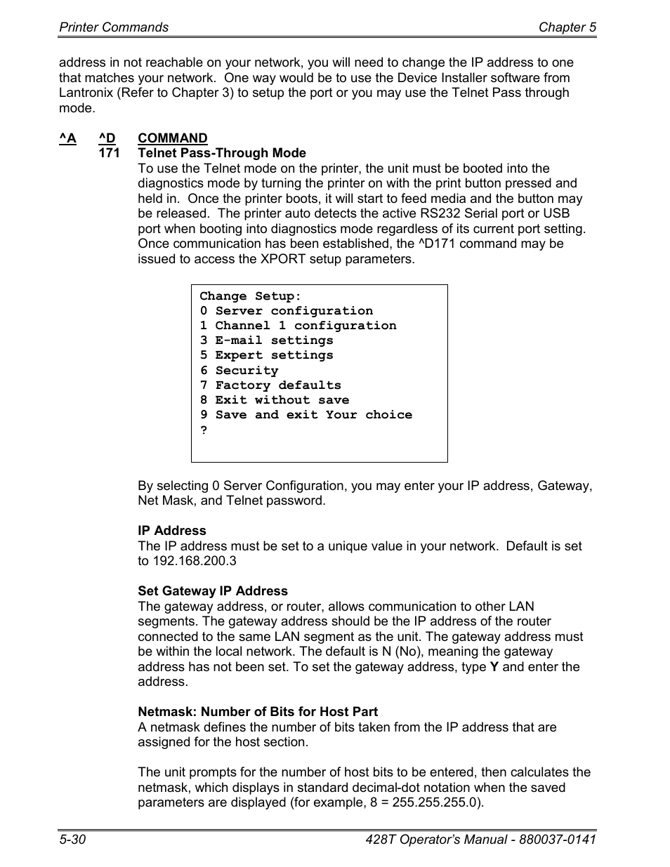 Microcom 428T User Manual | Page 104 / 249