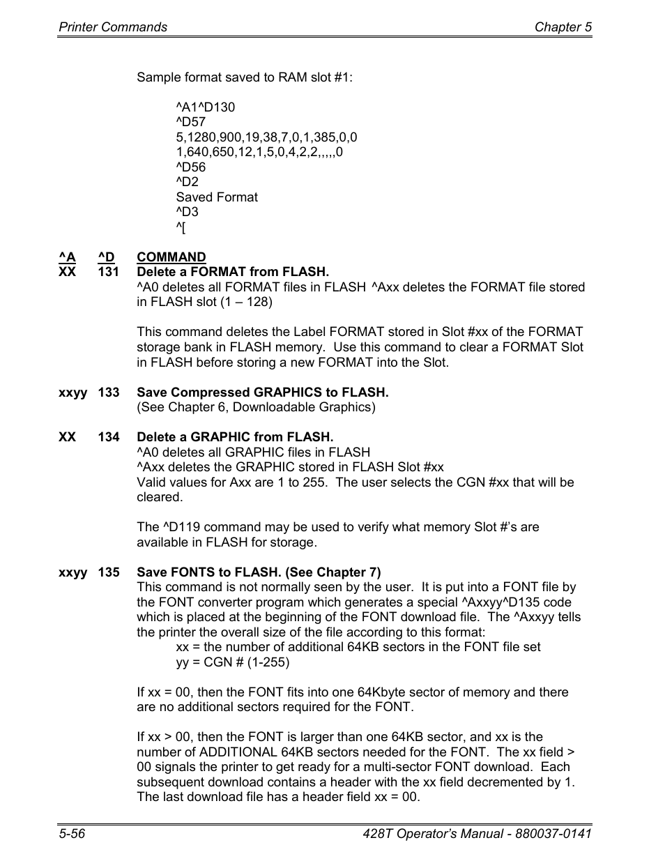 Microcom 428T User Manual | Page 130 / 249