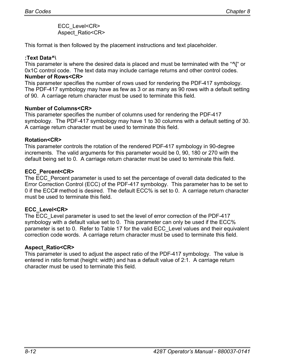 Microcom 428T User Manual | Page 164 / 249