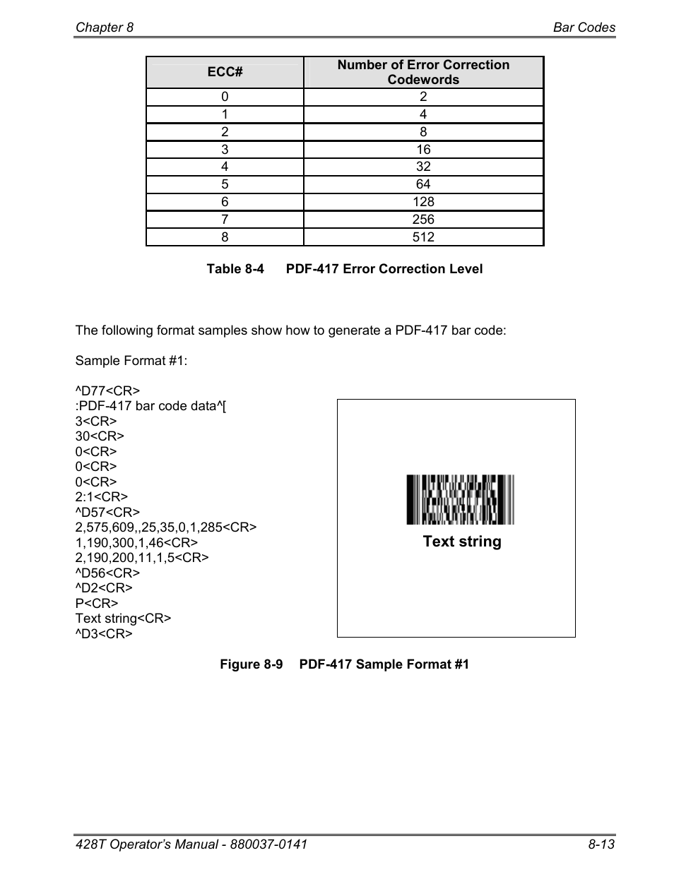Microcom 428T User Manual | Page 165 / 249