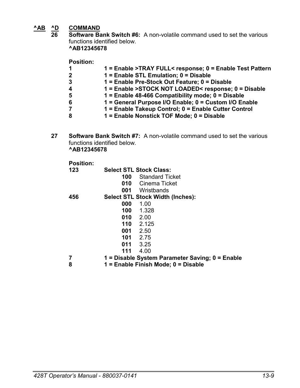 Microcom 428T User Manual | Page 229 / 249