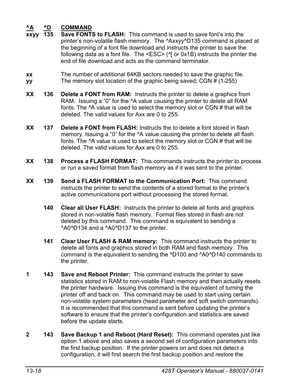 Microcom 428T User Manual | Page 238 / 249
