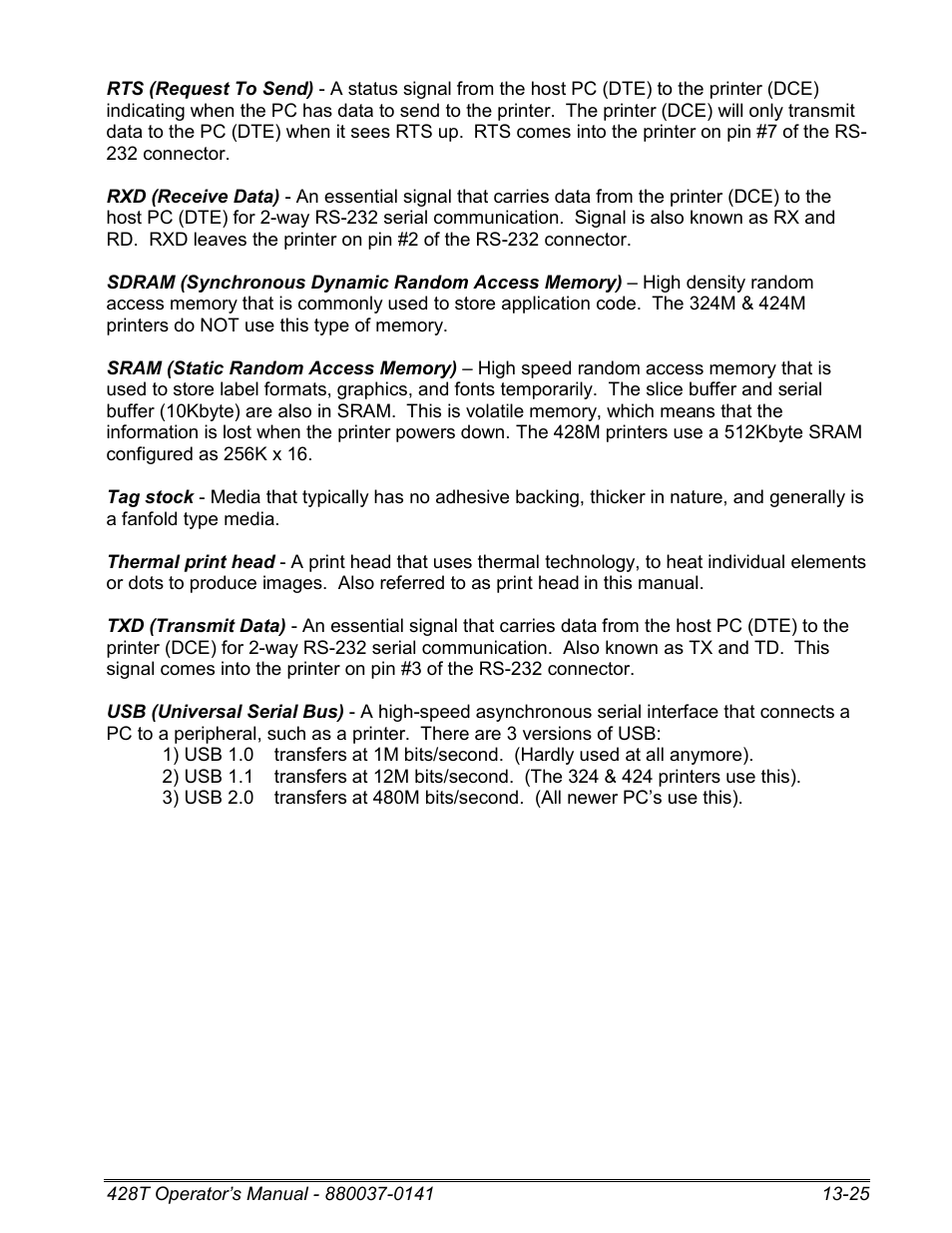 Microcom 428T User Manual | Page 245 / 249