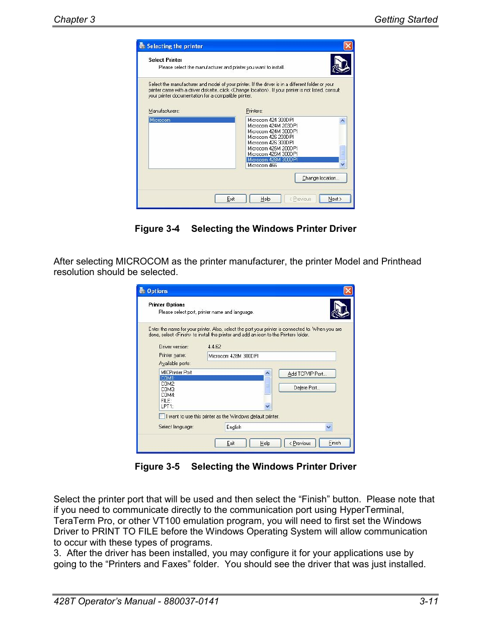 Microcom 428T User Manual | Page 27 / 249