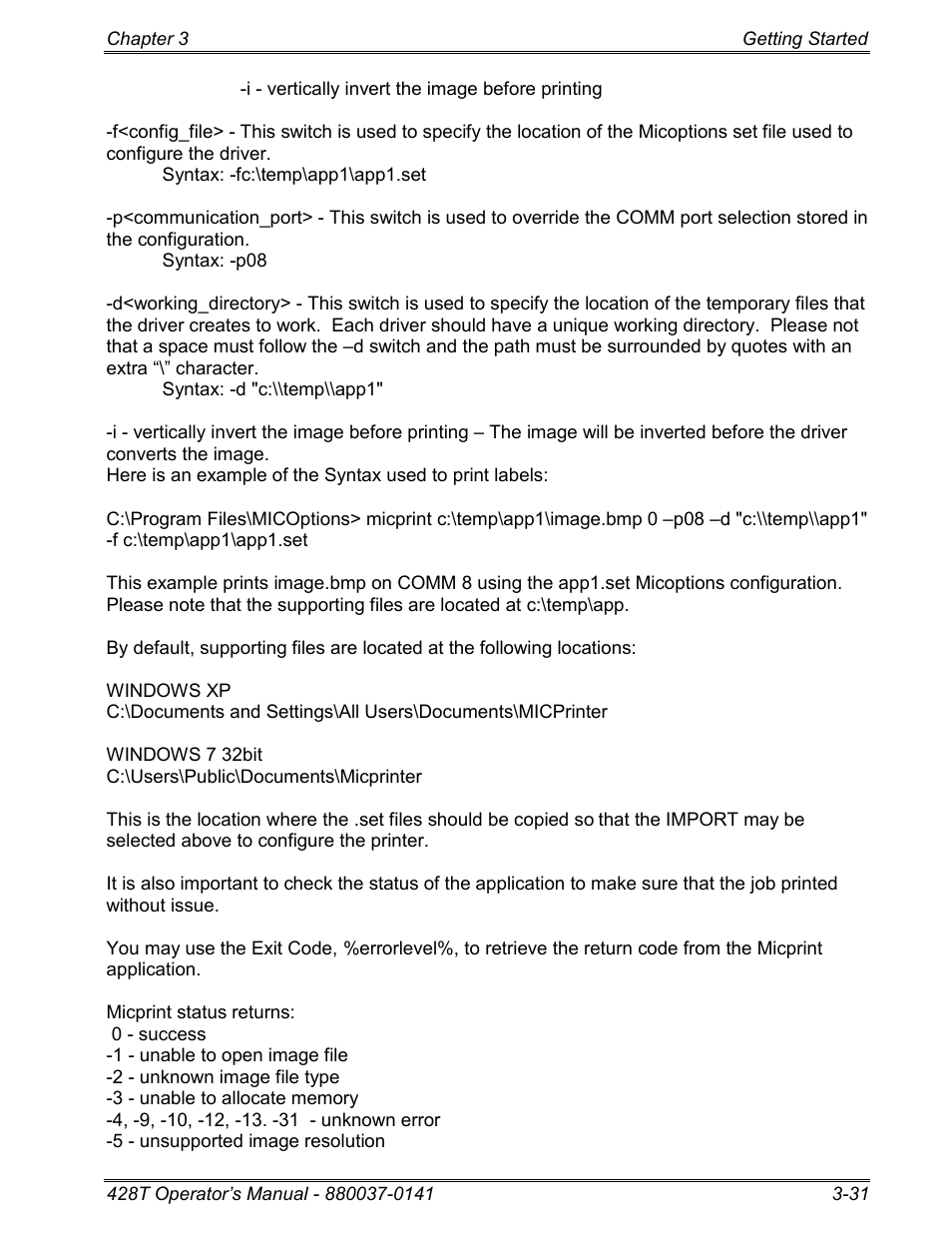 Microcom 428T User Manual | Page 47 / 249