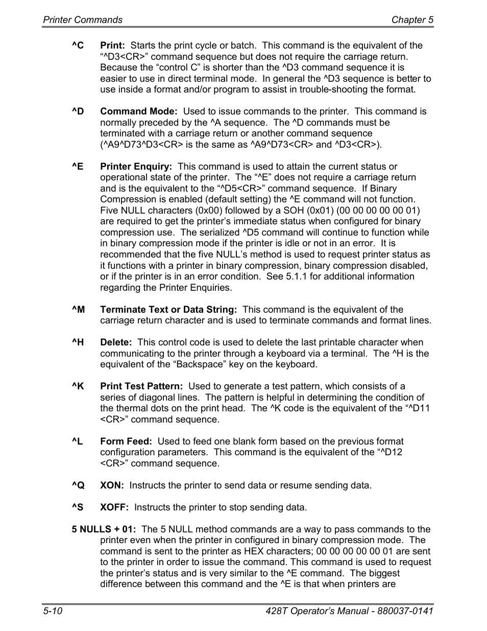 Microcom 428T User Manual | Page 84 / 249