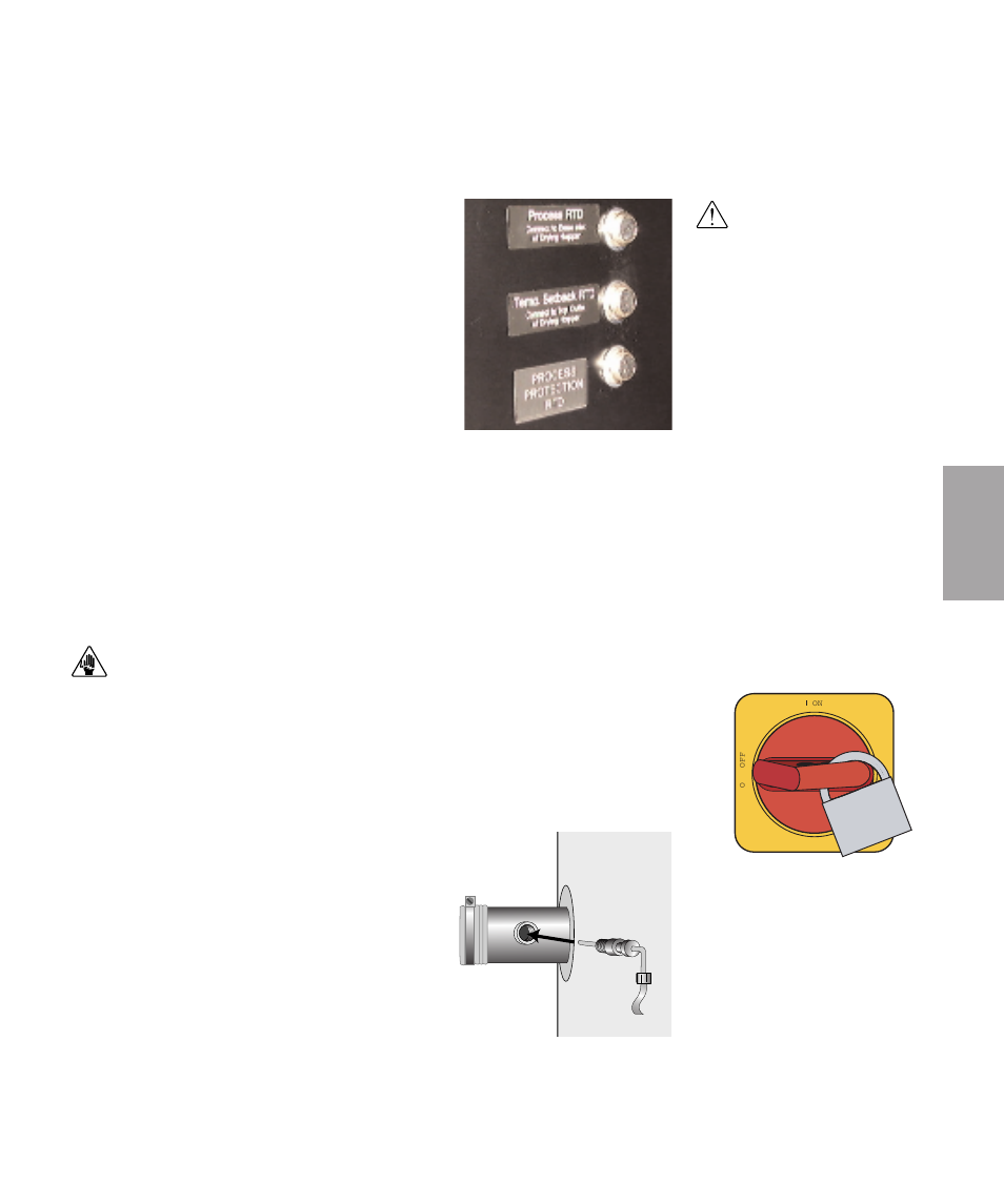 Process temperature rtd probe | Conair Hopper Temperature Controller UGD031 User Manual | Page 31 / 97