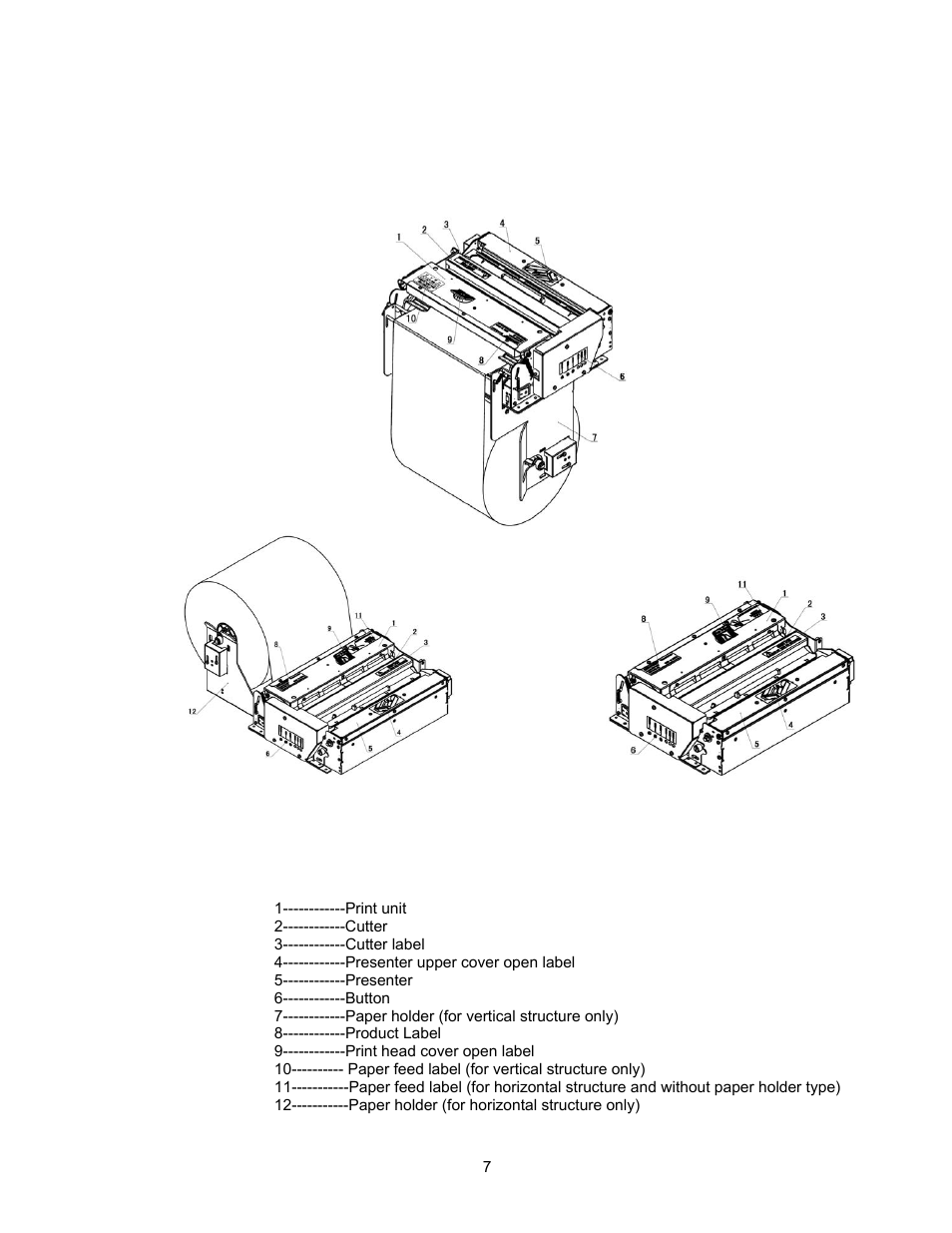 3 structure and functions, 1 appearance | Microcom 814M Operators Manual User Manual | Page 11 / 46