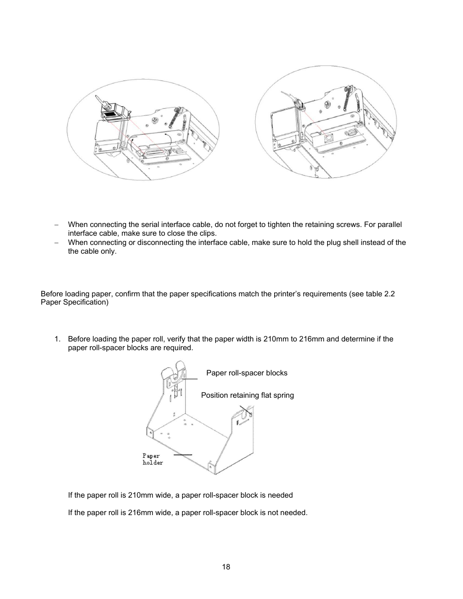 6 loading paper roll | Microcom 814M Operators Manual User Manual | Page 22 / 46