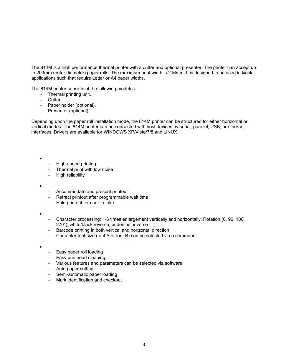 1 general description, 1 introduction, 2 main features | Microcom 814M Operators Manual User Manual | Page 7 / 46