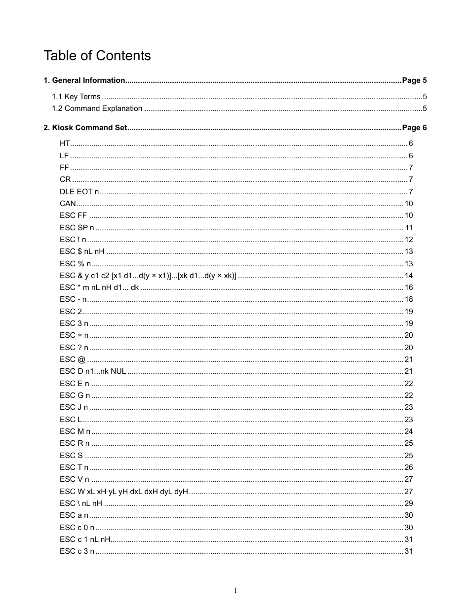 Microcom 814M Programming Manual User Manual | Page 5 / 102
