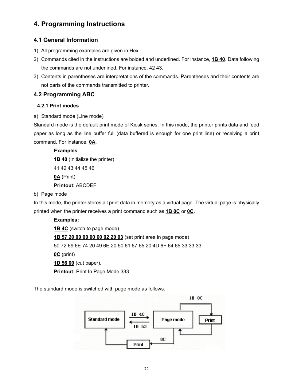 Programming instructions | Microcom 814M Programming Manual User Manual | Page 76 / 102