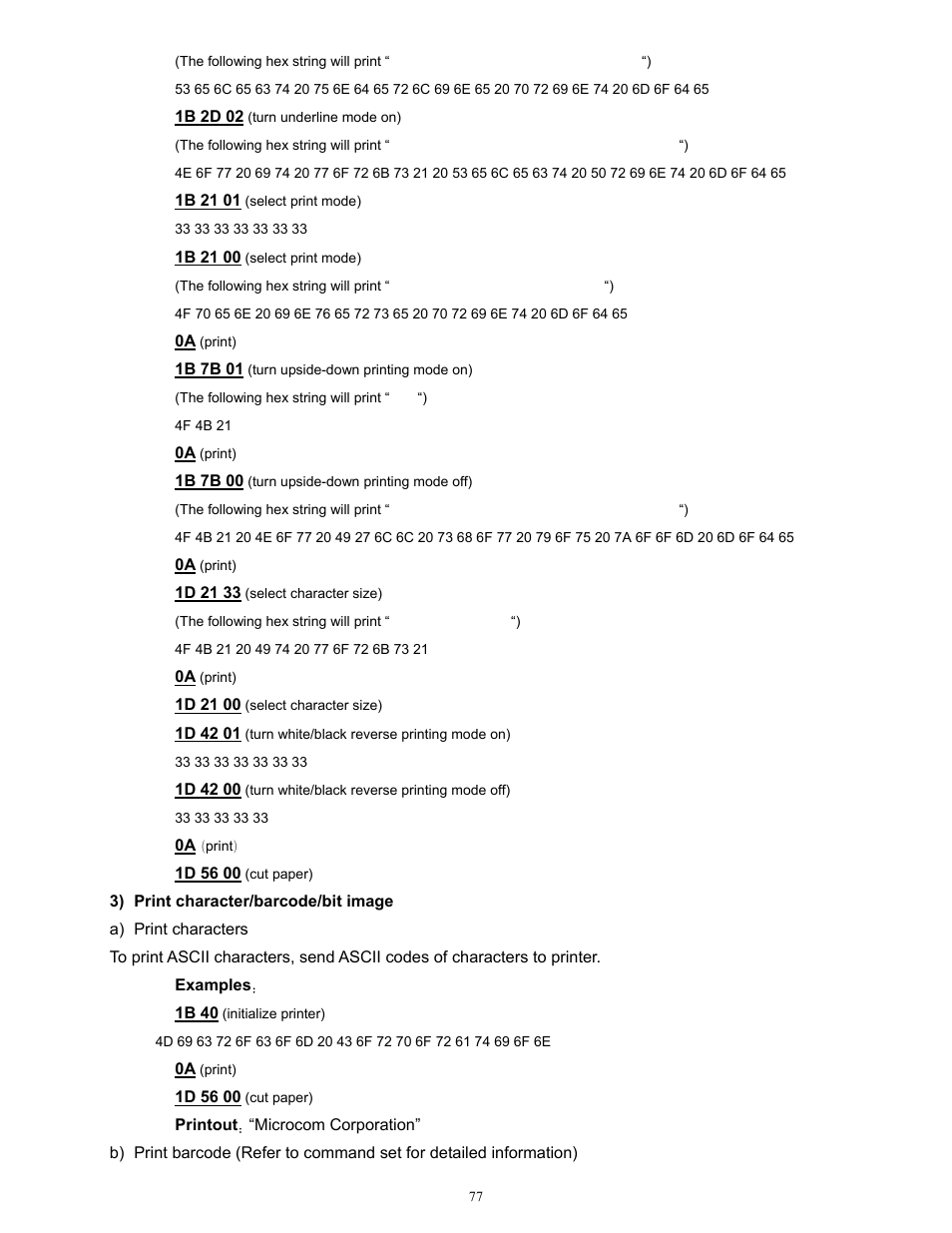 Microcom 814M Programming Manual User Manual | Page 81 / 102