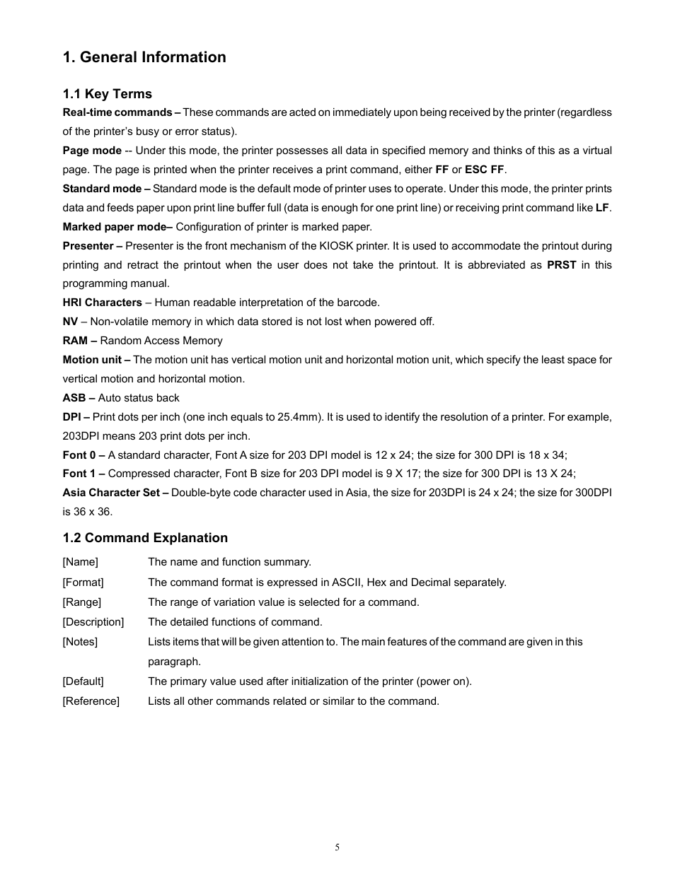 General information | Microcom 814M Programming Manual User Manual | Page 9 / 102