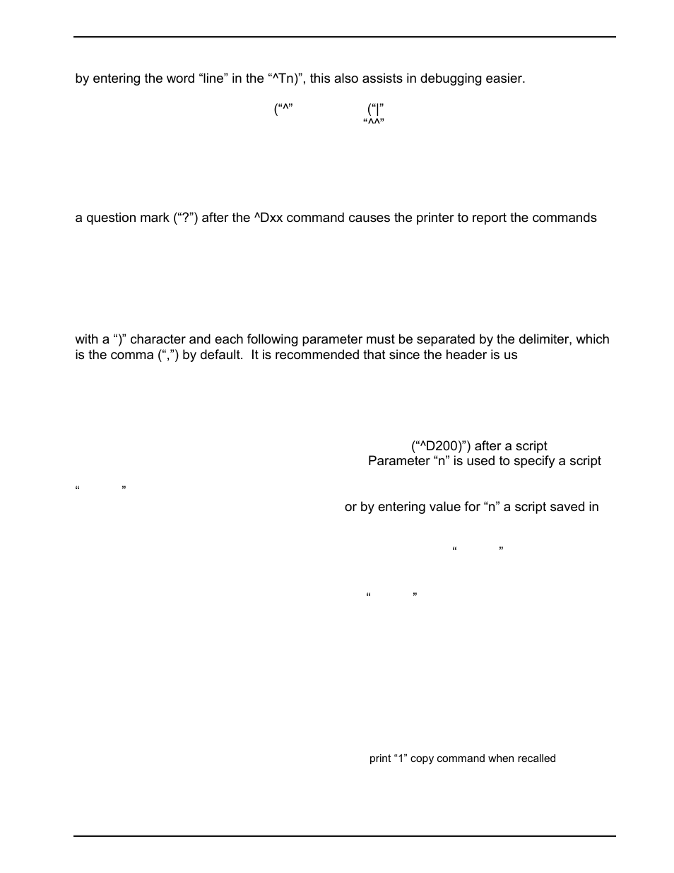 2 2xx series commands | Microcom LDSII User Manual | Page 37 / 121