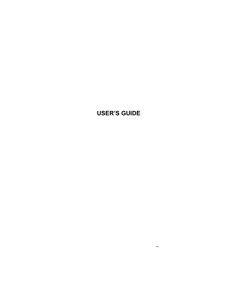 Microcom 226 Users Guide User Manual | 70 pages