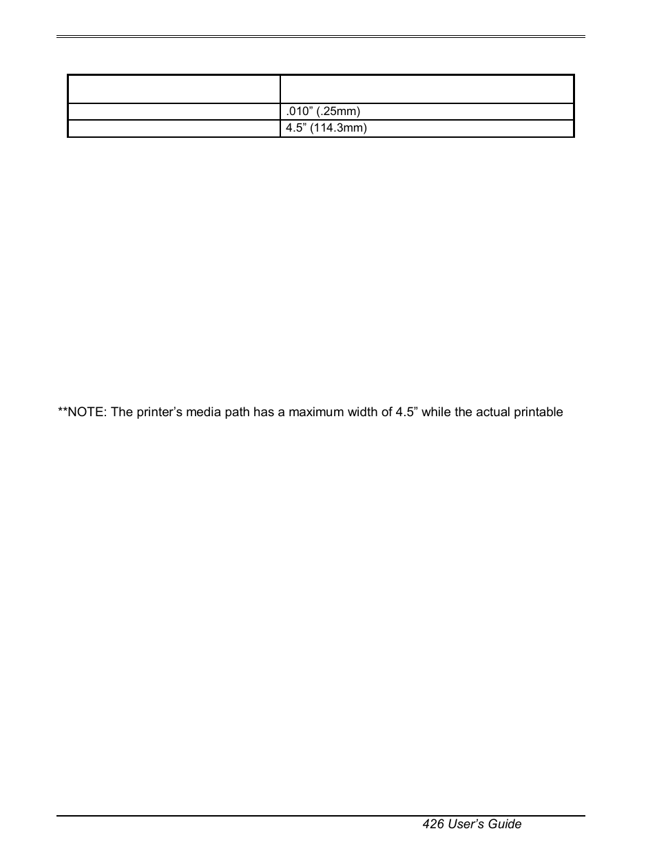 3 media specifications | Microcom 226 Users Guide User Manual | Page 14 / 70