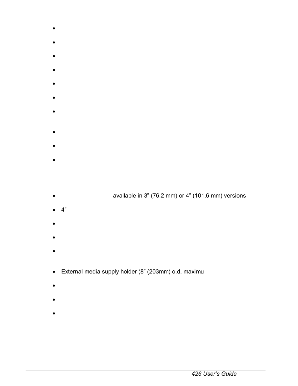 5 options | Microcom 226 Users Guide User Manual | Page 16 / 70