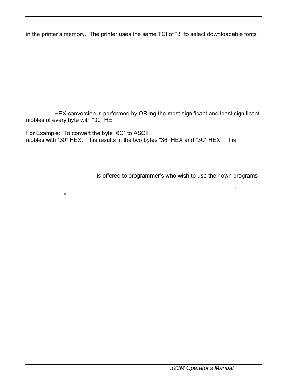 3 font structure | Microcom 322M User Manual | Page 72 / 120